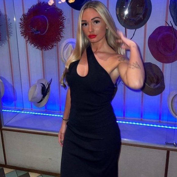 BLOGGER'S FAVE! Zara Black Cut Out One Shoulder Midi Dress Sz S NWT - Picture 8 of 14